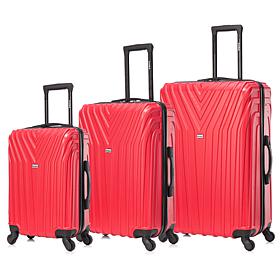 InUSA Vasty Lightweight Hardside Spinner 3pc Set