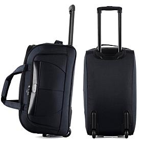 IZOD Carol 32" Rolling Duffel Bag with Wheels & Telescopic Handle