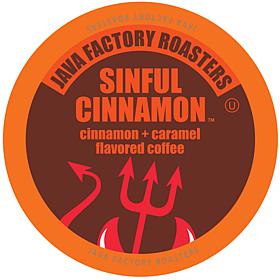 Java Factory Sinful Cinnamon K-Cups Cinnamon and Caramel - 40-Count