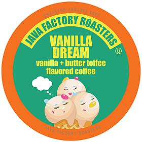 Java Factory Single Cup Coffee Pods Vanilla Dream 40-Count