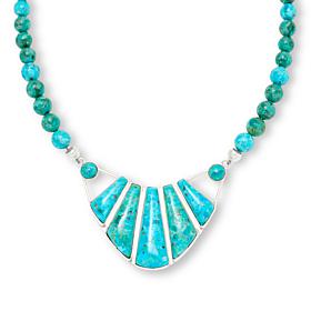 Jay King 18-1/4" Heavenly Well Lake Turquoise Beaded Drop Necklace