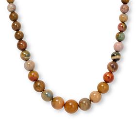Jay King African Rainbow Chalcedony 18" Beaded Necklace