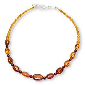 Jay King Amber Bead 18-1/4" Necklace