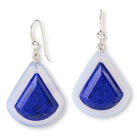 Jay King Blue Chalcedony & Lapis Sterling Silver Earrings
