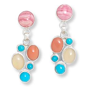 Jay King Gallery Collection Multicolor Multigemstone Earrings