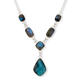 Jay King Labradorite Sterling Silver Chain Necklace