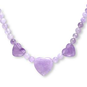 Jay King Lavender Amethyst Sterling Silver Necklace