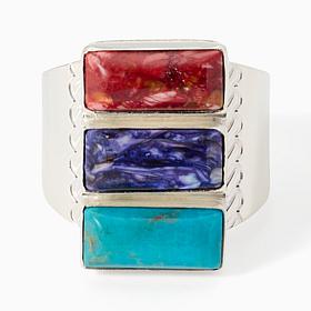 Jay King Multi Stone Sterling Silver Ring