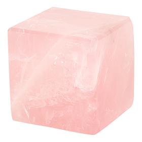 Jay King Rose Quartz Cube Specimen