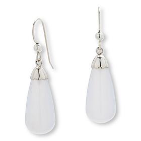 Jay King Sterling Silver Blue Chalcedony Teardrop Earrings