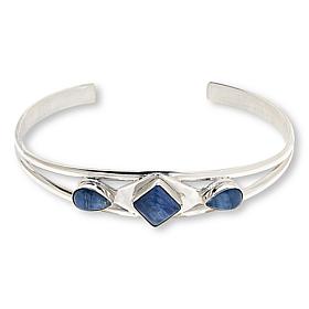 Jay King Sterling Silver Blue Kyanite Cuff Bracelet