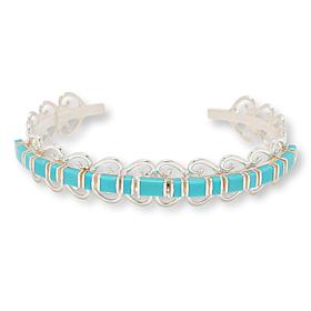 Jay King Sterling Silver Campitos Turquoise Cuff Bracelet