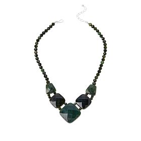 Jay King Sterling Silver Nephrite Jade Reversible Necklace
