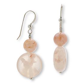Jay King Sterling Silver Sakura Chalcedony Bead Drop Earrings