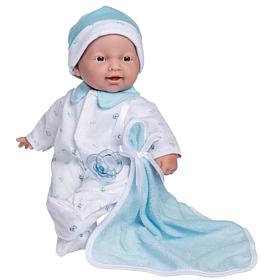 JC Toys La Baby Doll with Blue Outfit