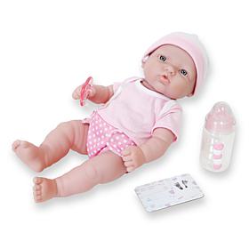 JC Toys La Newborn Nursery 12" Caucasian Baby Doll Gift Set