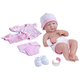 JC Toys La Newborn Nursery 14" Life-Like Baby Doll Gift Set