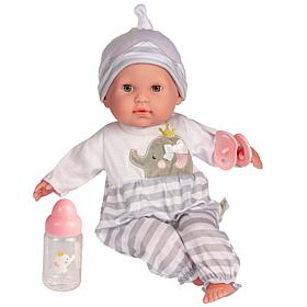 JC Toys Nonis Boutique 15in Realistic Grey Soft Body Baby Doll