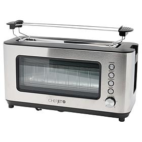 Jet Tila Transparent Slice Window Toaster with Toasting/Warming Rack
