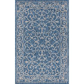JONATHAN Y Charleston Vintage Filigree Indoor/Outdoor 9' x 12' Rug
