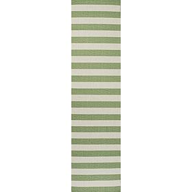 JONATHAN Y Negril Two-Tone Wide Stripe Indoor/Outdoor 2' x 8' Runner
