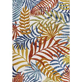 JONATHAN Y Tropics Palm Leaves Indoor/Outdoor 8' x 10' Rug