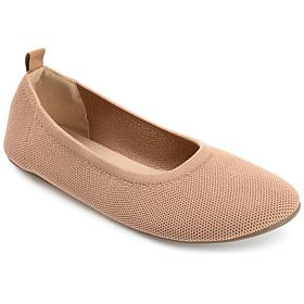 Journee Collection Womens Tru Comfort Foam WD Jersie Foldable Flat