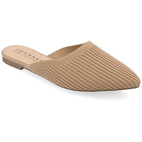 Journee Collection Womens Wide Width Aniee Mule Flats