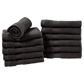 Joy CleanBoss 12-piece Cotton Luxe Face & Body Wash Cloths