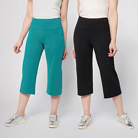 Joy Performance Luxe Buttersoft Buy One, Get One Wide Leg Capris
