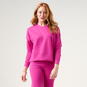 Joy Performance Luxe Buttersoft Comfy Cozy V-Neck