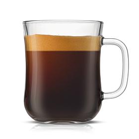 JoyJolt 16 oz. Diner Tea Coffee Mugs 6-pc. Glasses Set 
