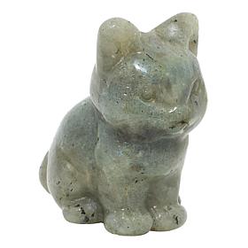 KALIFANO Gemstone Cat Carving