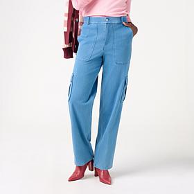 KAP by Kaphill Slim Knit Denim Cargo Pant