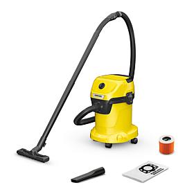 Karcher WD 3 Multi-Purpose 4.5 Gallon Wet-Dry Vacuum with Attachments