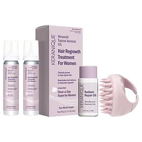 Keranique 120 Day Hair Regrowth Foam Bundle