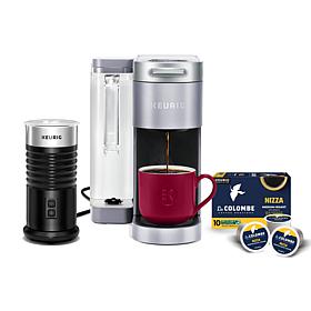 Keurig K-Supreme Single Serve Coffee Maker with Frother and 10 K-Cups