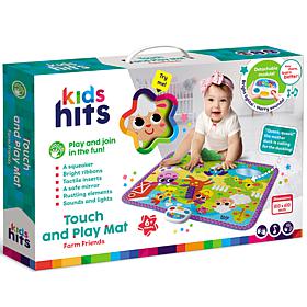 Kids Hits Touch and Play Mat Farm Friends Sensory Floor Pad