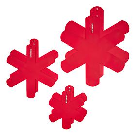 Kitchen HQ 6-piece Silicone Pan Protectors and Trivets Set