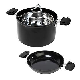 Kitchen HQ 7-Quart Swing Pot with Skillet Lid