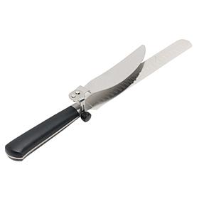 Kitchen HQ Hollow-Edge Slicer with Adjustable Thickness Guide