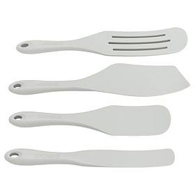 Kitchen HQ Set of 4 Silicone Coated Nylon Spurtles