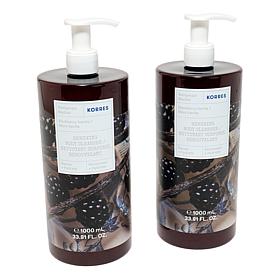 Korres 2-Pack Blackberry Vanilla Renewing Body Cleanser