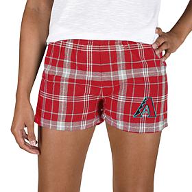 Ladies 100% Cotton Flannel Lounge Shorts with Heat Transfer