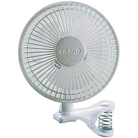 Lasko 6"  Clip Fan - White