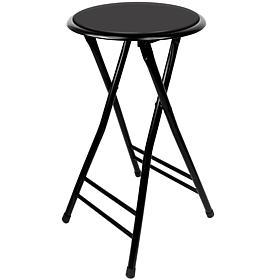 Lavish Home Cushioned Folding Stool