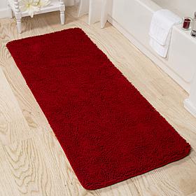 Lavish Home Memory Foam Shag Bath Mat - 24" x 60"