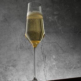 Layla 4-pc. 6.7 oz. Crystal Champagne Glasses