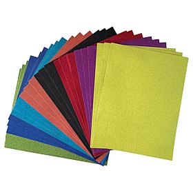 LDRS Creative Halloween Fine Glitter Card Stock - 24 Sheets