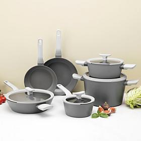 Leo 10-piece Cookware Set with Ceramic Nonstick Coating